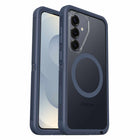 OtterBox Defender Pro XT Clear Cell Phone Case with Magnets for Galaxy S26 - Baby Blue Clear-Built-in magnets align perfectly for up to 15W of Fast Charge with Qi2 wireless chargers