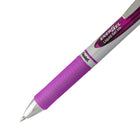Pentel EnerGel Retractable Gel Roller - 0.7mm - Violet Pen & Refill Set-4