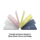Apple MacBook Neo 13" with Touch ID - A18 Pro - 512 GB SSD - 8 GB Unified Memory - Blush - French-Up to 16 hours of battery life - with all-day battery life, macbook neo is equipped to go the distance for everyday users and students - from early-morning classes to late-night study sessions