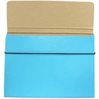 JAM Paper Thin Portfolio Carrying Case with Elastic Closure - 9.25 x 12.5 - Sky Blue-Quantity: Sold Individually