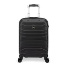 Atlantic Horizon II 19" Hardside Carry-on Spinner Luggage - Black-Eight 360-degree spinner wheels allow suitcase to move easily in all directions