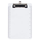 JAM Paper - Presse-papiers en plastique - petits modèles - avec clip métallique discret - mini (6 x 9) - transparent-Couleur : Transparent | Soyez élégant et organisé avec des presse-papiers colourés.