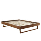 Modway Billie Wood Twin Platform Bed Frame - Walnut-Twin Platform Bed Frame