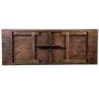 Flash Furniture - Table de ferme rectangulaire pliante de la série HERCULES, de 9 pi x 40 po, ancienne et rustique en pin massif-Épaisseur pliée: 5 pouces