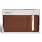 Champs - Porte-cartes Mag hybride en cuir Onyx - Marron-Pochette latérale
