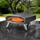 Westinghouse 13" Outdoor Gas Artisan Pizza Oven with Rotating Stone -Adjustable heat control dial