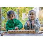 Yellow Door Natural Counting Log Set-Contains: Counting Log measuring 18-1/2" long and 60 sticks (2-1/2"). Safe for children aged 18+ months.