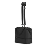 Swiss Gear Mini Weekender with Drop Bottom - Black-Crafted from durable 600D polyester fabric for lasting wear