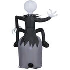 GEMMY Airblown Inflatable Halloween Jack Skellington on Tombstone - 42"-Includes stakes and tethers