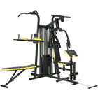 Soozier All-in-One Home Gym Machine System-Offers over 10 exercises, providing a complete full-body workout at home