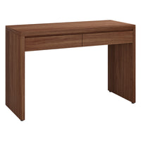 Hudson&Canal Ashcroft 48'' Desk - Satin Walnut-A modern contemporary design for your home office, kitchen nook, den, and more