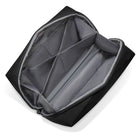 Champs Onyx Toiletry Bag - Black-Back zip pocket