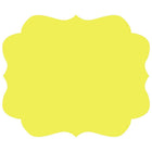 JAM Paper - Rouleaux d'étiquettes standard - en forme de cadre vintage - 2 1/2 x 3 - jaune fluo - 125 étiquettes/rouleau-Taille : en forme de cadre vintage (2 1/2 x 3 pouces) | Les étiquettes imprimables sont faciles à créer et à personnaliser.