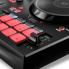 Hercules DJControl Inpulse 300 MK 2 USB DJ Controller-Improved jog wheels help you scratch more easily better rotation and an enlarged detection zone