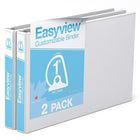 Davis Group Reliure Easyview Premium, anneaux inclinés en D, personnalisable, format 11 po x 17 po, paquet de 2 ( Blanc, 1 po)-3 Reliure À Anneaux