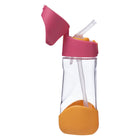 b.box - Bouteille Tritan - 450ml - Milkshake à la Fraise-Forme triangulaire unique, facile à saisir pour les enfants