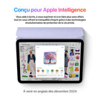 Apple – iPad mini, écran Liquid Retina 8,3 po, Wi-Fi, puce A17 Pro, 128 Go, iPadOS 18, bleu-Apple pencil et smart folio: Jumelé à l’Apple Pencil Pro, iPad mini devient un outil de création immersif et un bloc-notes aux capacités phénoménales. L’Apple Pencil (USB-C) est aussi compatible avec iPad mini. Pour protéger votre appareil et le maintenir à l’angle idéal, optez pour la couverture Smart Folio, disponible en quatre couleurs. Accessoires vendus séparément