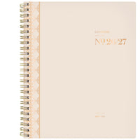 Cambridge 2026-27 Workstyle Balance Weekly/Monthly Planner - 11"x 9" - Cream - Bilingual-12 months: July 2026 - June 2027
