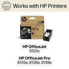 HP 923e EvoMore Original Ink Cartridge - Standard Yield - Black-Cartridge yield (approx.): 1,000 pages