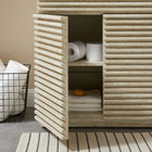 Modway Render 30" Faux Travertine Bathroom Vanity Cabinet - Travertine-Sink and Fixtures Not Included