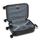 Atlantic Horizon II 19" Hardside Carry-on Spinner Luggage - Black-Retractable push-button handle locks into place when extended
