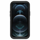 Otterbox Defender for iPhone 12/12 Pro - Black-Port covers block dirt, dust and lint from getting into jacks and ports. Holster works as a belt clip and a hands-free kickstand