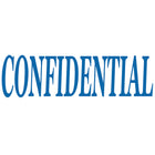 Trodat Printy 4911 Climate Neutral Self-Inking Stamp - "CONFIDENTIAL"-Replacement ink pads are available for easy colour changes