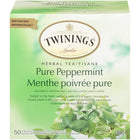 Twinings of London Pure Peppermint Enveloped Tea Bag - 50 Pack-Herbal Tea/Caffeine Free