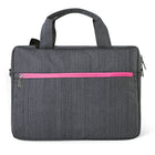 Vangoddy - Sac messager 2 en 1 Wave pour ordinateur portable 13 pouces - Gris/Rose-Compatibilité ordinateur. Convient aux ordinateurs portables jusqu’à 13,3 pouces
