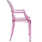 Modway Casper Dining Armchair - Pink-Sturdy Polycarbonate