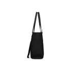 Bugatti Astoria Saffiano Tote Bag for Laptops Up to 15.6" – Black-Bonus : Includes a zippered wristlet pouch