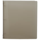 JAM Paper Plastic 3 Ring Binder, 0.75 inch, Smoke Grey, 4 Pack (750T1smg)-4