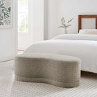 Modway Nimbus 48" Upholstered Ottoman Bench - Oat-Solid Wood, MDF, Plywood Frame