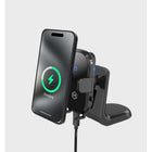Mighty Mount - Support de chargeur sans fil 15 W, support 2 en 1 pour tableau de bord et grille d'aération-Support pliable : pour aider à maintenir votre téléphone en place