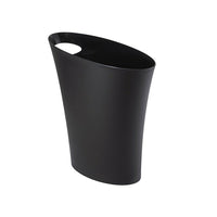 Umbra Skinny Can, Black-Whether its for the powder room or under a small office desk, Skinny Can is designed to fit almost any tight space in the home