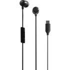 Skullcandy Jib In-Ear Wired Earphones - Black-PLUG IN, PLAY ON. USB-C Connection: Get back to basics with a direct connection to your device. Nothing standing between you and your music. No extra steps with Bluetooth pairing. Never worrying about a dead battery. Just an instant connection, every time