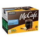 McCafé French Vanilla K-Cup Coffee Pods - 10 Pack-ROAST: McCafé French Vanilla coffee is made from 100% sourced Arabica coffee beans that are traditionally fire-roasted to create our signature Premium Roast blend, roasted to medium, which yields a balanced flavour and rich aroma.