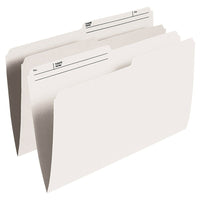 Staples Ivory 1/2 Cut File Folders - Legal Size - 100 Pack-Legal size