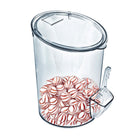 Azar PET Container - 8.5" L x 13.75" H - Clear-colour of item is clear