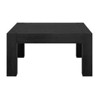 Hudson&Canal Langston 34"W Square Coffee Table - Black Grain-Table is made of high-quality and durable MDF materials