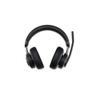 Kensington H3000 Bluetooth Over-Ear Headset-All-Day Ergonomic Comfort: Over-ear design with cooling-gel infused memory foam earpads covered in breathable heat transferring fabric, adjustable leatherette headband, a rotating microphone (up to 270 degree) that can be worn on the right or left side, and rotating joints that allow the earcups to swivel up to 90 degree for a comfortable, secure fit 