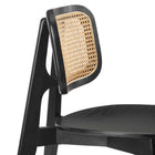 Modway Habitat Wood Dining Side Chair - Black - 2 Pack-8