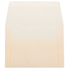 JAM Paper - Enveloppes d'invitation A6 en vélin translucide - 4,75 po x 6,5 po - ivoire ocre printanier - paquet de 25 (PACV650)-Taille : A6 (4,75 x 6,5 pouces)