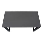 Monarch Specialties - 7680 Bureau 48 po L - Hauteur Adjustable Gris Moderne/Noir-10