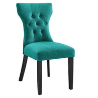 Modway Silhouette Dining Side Chair - Teal-Simple Modern Dining Chair