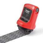 Trodat ID Protector+ Roller Stamp-Conceal your personal information with just one roll (do not roll multiple times!). It can be used on any kind of invoices, authority documents, checks, bank statements but also on round objects like prescription bottles and much more. It also works on glossy paper like shipping labels