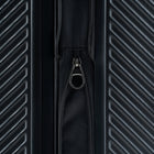 Reebok GO Collection 2-Piece Hardside Luggage Set - Black-Trolley handles with a push-button locking mechanism lock in multiple positions