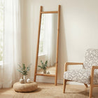 Zuo Stiga Mirror - Natural-Mirror Placement: Floor
