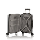 Heys SpinLite 21" Carry-on Luggage - Silver-Gel-cushioned top and side handles