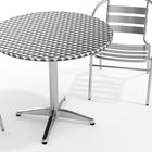 Flash Furniture – Table ronde de 31,5 po en aluminium avec 2 sièges à traverses, intérieur/extérieur (TLH32RD017BCHR2)-7
